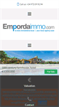 Mobile Screenshot of empordaimmo.com